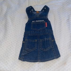 Jean dog dress
